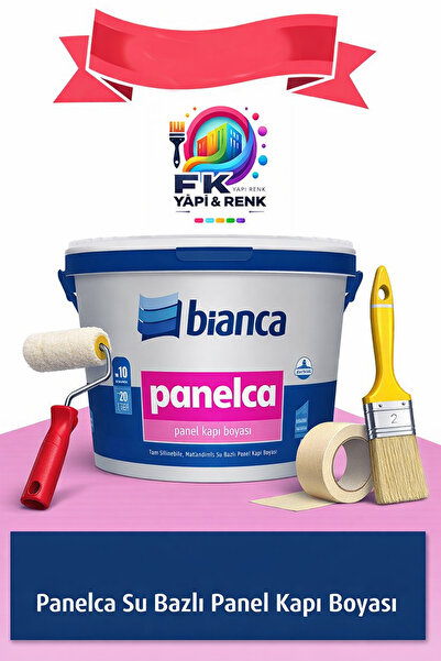 Bianca Su Bazlı Panelca Kapı Boyası 2,50 Lt Beyaz-SET