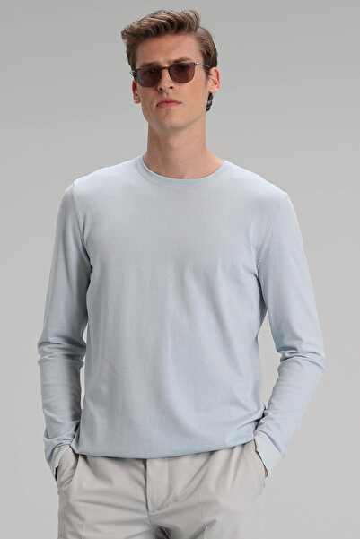 Lufian İnka Erkek Kazak Mavi