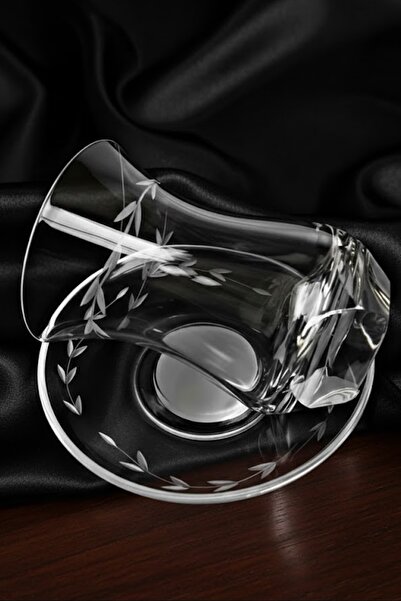 DECOSTYLE Soğuk kesme Ajda Sarmaşık El Dekor Kesme 12 Parça Çay Takımı – 155 ...