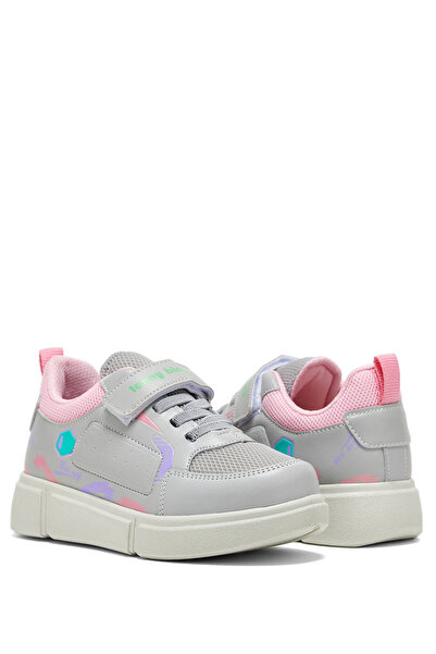 Tonny Black Çocuk Unisex Buz Şeker Rahat Kalıp Cırtlı Ayakkabı