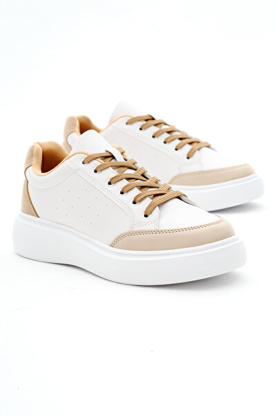 Tonny Black Women's White Earth Comfortable Fit High Poly Sole Lace-Up Sports...