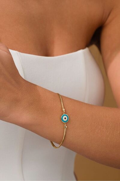 Sembol Gold Balık Sırtı Altın Nazar Bileklik