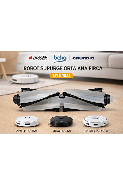 Beko Rs-2121 Gyro Robot - Perie principală pentru aspirator, piesă originală