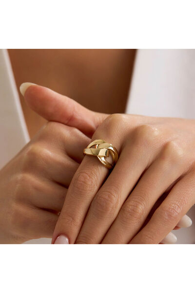 Sembol Gold Aurora Flow 14 Ayar Altın Yüzük