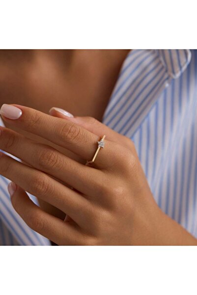 Sembol Gold Altın Yıldız Yüzük