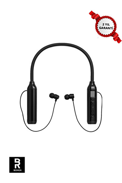 BOMER BOYUN ASKILI BLUETOOTH SPORCU KULAKLIĞI ANC GÜRÜLTÜ ENGELLEYİCİ MİKROFONLU
