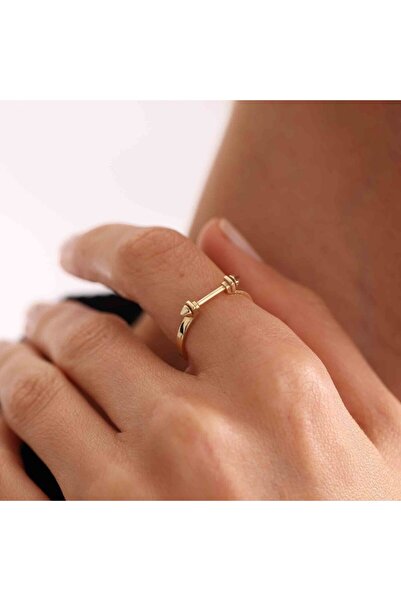 Sembol Gold Altın Halter Yüzük