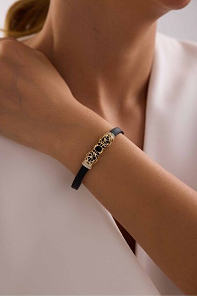 Sembol Gold Tiger Bileklik 14 Ayar