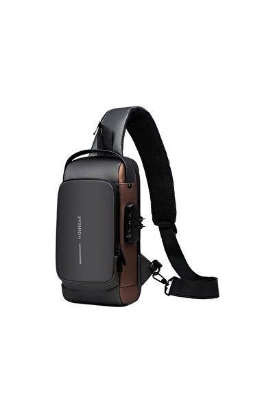 Zen Store Brown With Black Waterproof, Slim Unisex Crossbody Sling Bag Chest ...