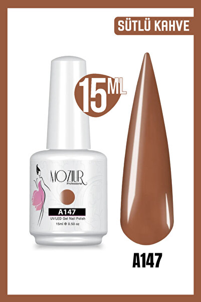 MOZIUR Kalıcı Oje Uv Led A147 (KAHVE SERİSİ) 15ml