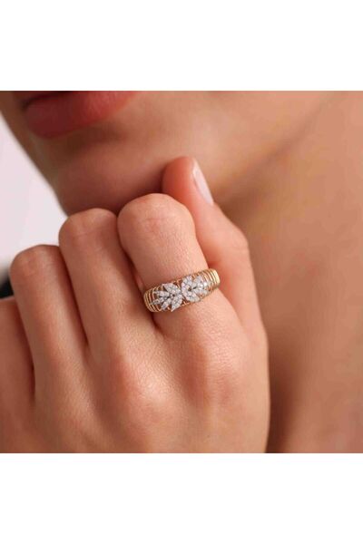 Sembol Gold Parla Design Altın Yüzük