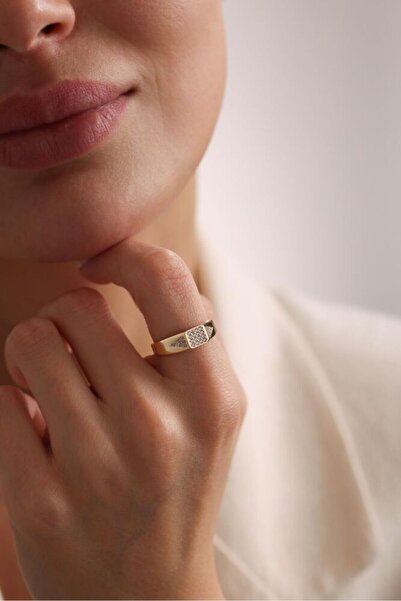 Sembol Gold Şövalye Altın Yüzük