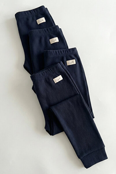 Cigit Tights Pants 1-5 Years Old Navy Blue