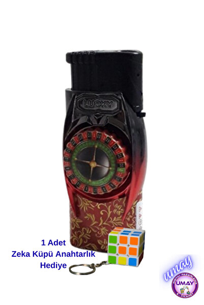 Hunter Manyetolu Stres Çarklı Rulet Masası Temalı Gazlı Pürmüz / Rüzgâr Çakma...