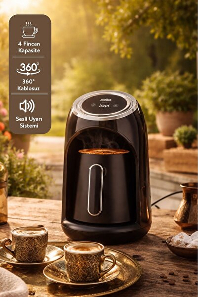 Sinbo 1-4 Cup Capacity, Abundant Foam, Digital Display, Automatic Turkish Cof...