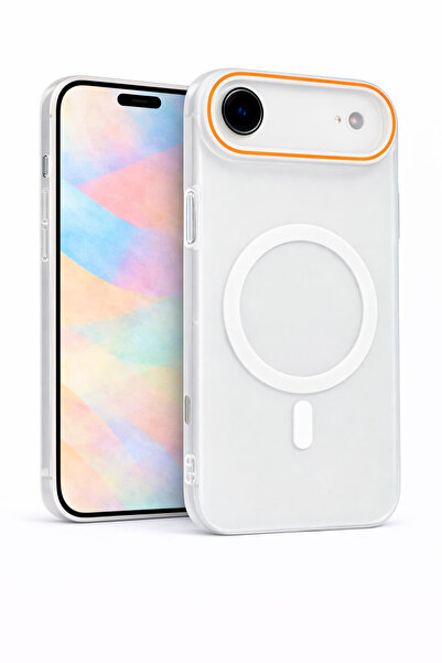 Vissona iPhone 17 Air Uyumlu Magsafe Wireless Şarj Özellikli Mat Sert Arka Ka...