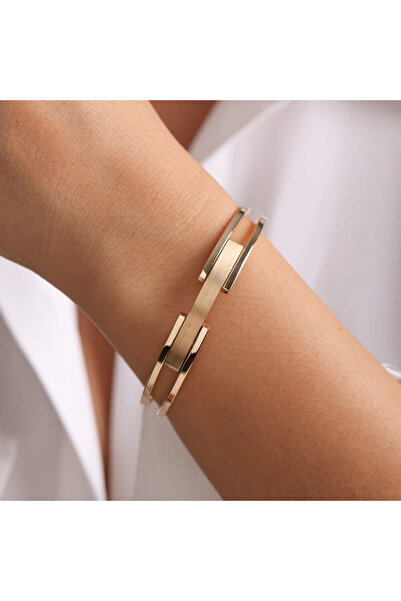 Sembol Gold Altın Kaburga Kelepçe Yeni Tasarım