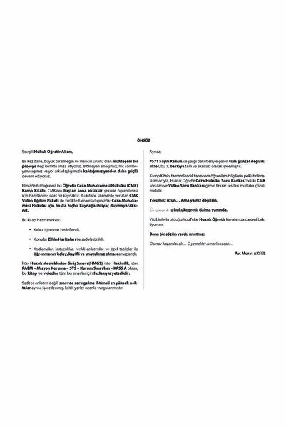 hukuk öğretir 2027 Ceza Muhakemesi Hukuku Konu Anlatımı Adli Yargı - Hmgs - Paem - Misyon - Kpss