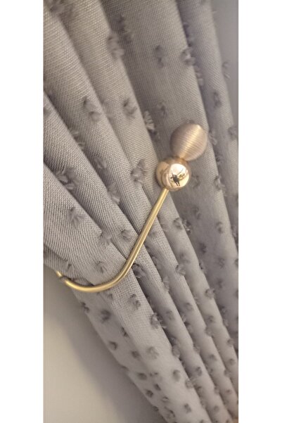 serART Elitsun hayalet kolbağı fon perde kruvaze perde tavan bağlama GOLD MET...