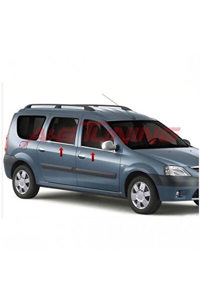 A&G Tuning Dacia Logan MCV Krom Cam Çıtası Tk 2005-2012 Paslanmaz Çelik