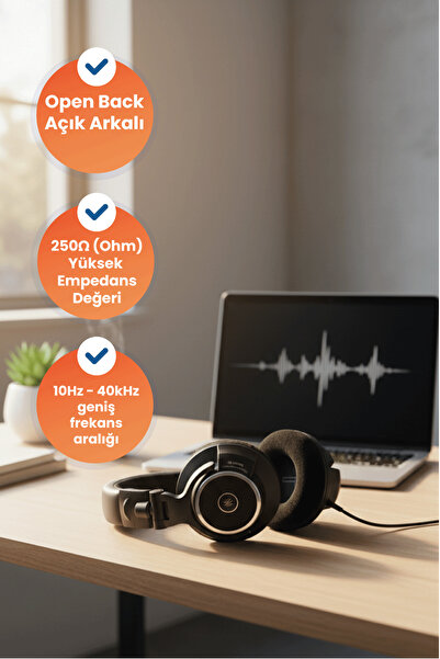 Oneodio Monitor-80 Profesyonel Kablolu Monitör Kulak Üstü Kulaklık