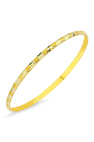 Sembol Gold Altın Hediyelik Tel Bilezik Burgu Modeli