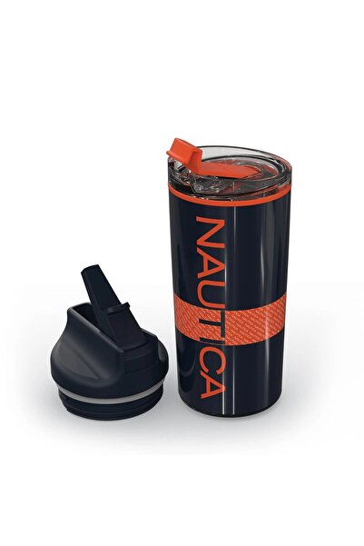 Nautica NTM02 Sport Termos Paslanmaz Çelik 500 ml Navy Turuncu