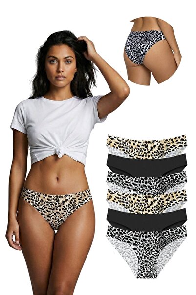 Newlilla 301 Жіночі безшовні лазерні бікіні, набір з 6 трусиків