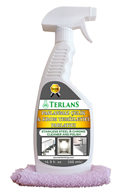 Terlans Parfümlü Asansör Temizleyici Paslanmaz Çelik Ve Krom Parlatıcı 500 ml...