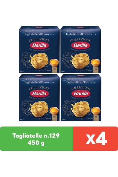 Barilla Tagliatelle Makarna 450 g x 4 adet