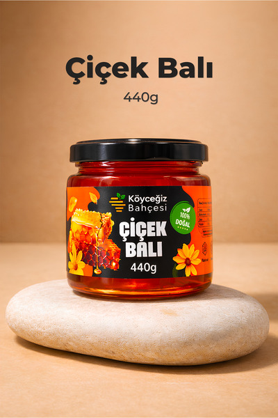 Köyceğiz Bahçesi Organik Çiçek Balı - 440gr