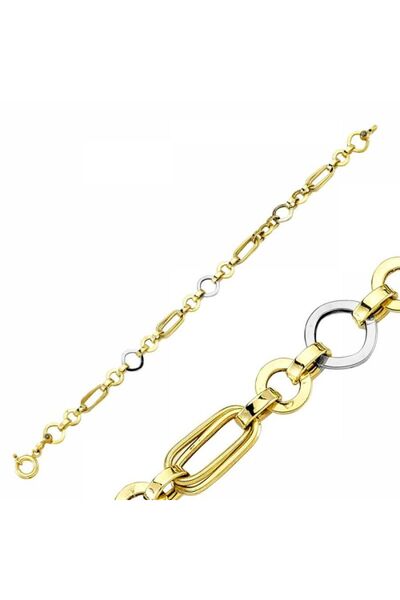 Sembol Gold Takı Tasarım Altın Bileklik Hallow T2172