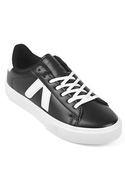 Capone Outfitters Sandra V Detailed Lace-Up Casual Sports Women's Sneaker Shoes