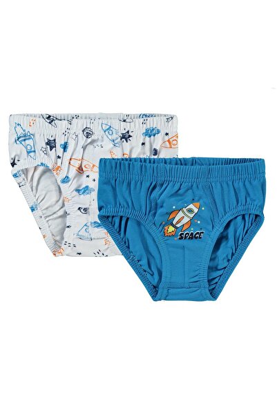Civil Boys طقم سراويل داخلية للأولاد من عمر 2 إلى 10 سنوات باللون الأزرق مكون...
