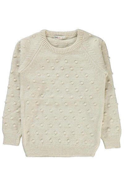 Civil Girls Pulover cu model de năut pentru 6-9 ani - Bej 6-7 ani