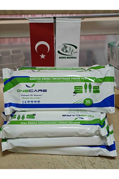 OneCare Bariyer Kremli Inkontitans alkolsüz perine vücut temizleme Ped Mendil...