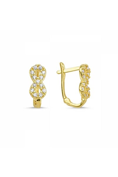 Sembol Gold Altın Sonsuzluk Çocuk Küpe