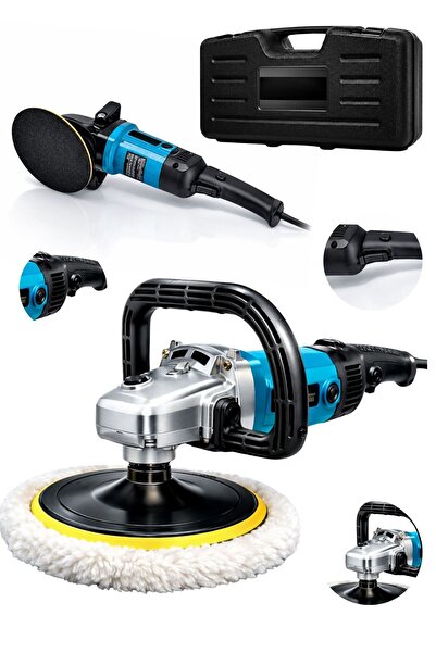 MOONSHOP Bakır Sargı Devir Ayarlı Polisaj Makinesi 2000 Watt 180mm