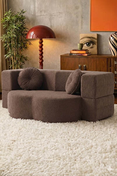 Homedius Muse Katlanır Yatak Olabilen Çok Amaçlı Çift Kişilik Koltuk