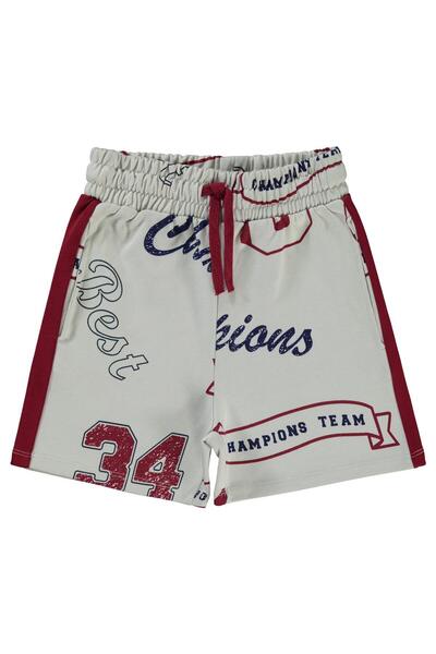 Civil Boys Erkek Çocuk Şort 10-13 Yaş Bordo