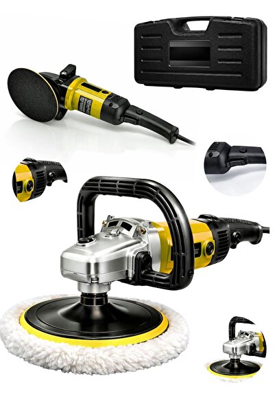 MOONSHOP Bakır Sargı Devir Ayarlı Polisaj Makinesi 2000 Watt 180mm