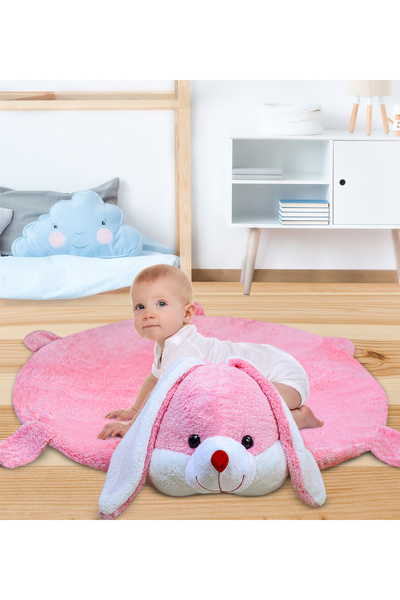 Özgüner Oyuncak Pabtex Bebek Oyun Halısı 120 Cm Tavşan Oyun Matı