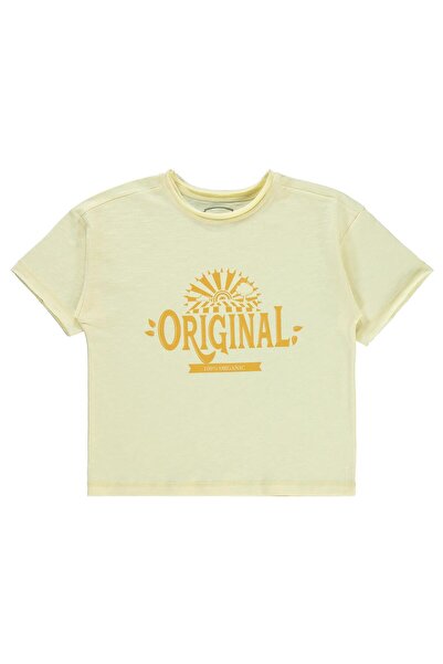 Civil Boys تي شيرت للأولاد 6-9 سنوات أصفر فاتح