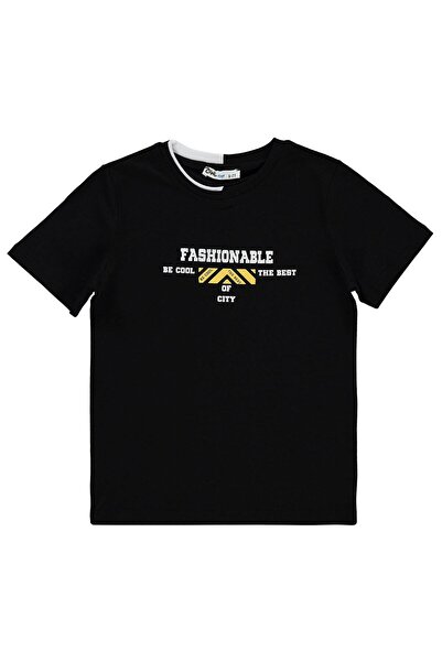 Civil Boys Μπλουζάκι για αγόρι 6-9 Χρόνια Μαύρο