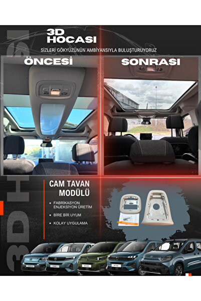 3D Hocası PSA Grubu Cam Tavan Aydınlatma Ara Parçası Set