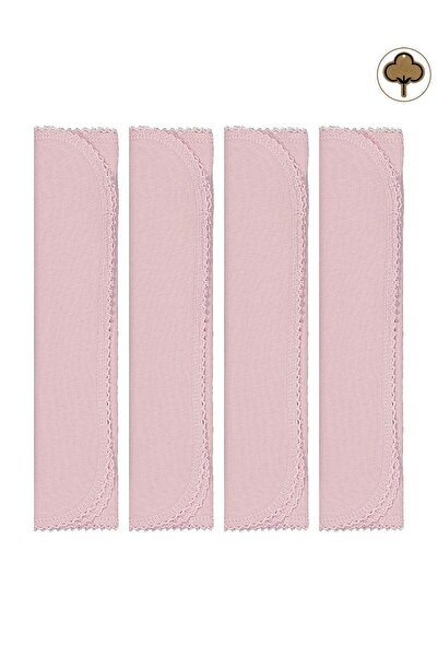 Civil Baby Organik Pamuklu 4 Lü Bebe Agız Mendili - Pembe