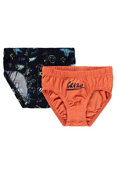 Civil Boys Σετ εσώρουχα 2 τεμαχίων για αγόρια 2-10 ετών Πορτοκαλί