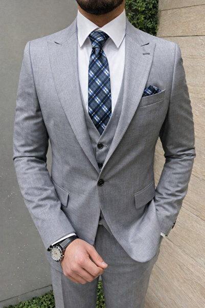 ENRICO MASAROTTI Slim Fit Vest Suit