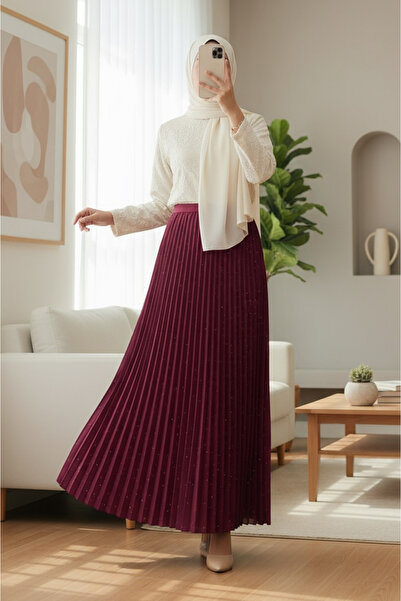HİJABAYA Kamena plisirana suknja