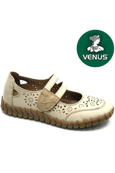 Venüs Nolrep Prava koža Ortopedsko Ženske ležerne cipele BEŽ